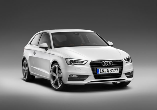 2013 Audi A1 leaked images - front three-quarter view