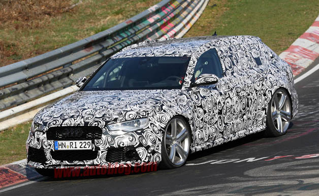 2014 Audi RS6 Avant spy shots from the 'Ring