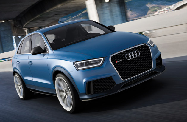 Audi RS Q3 concept - dynamic driving front three-quarter view