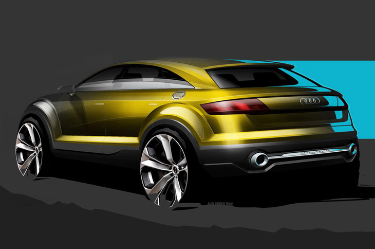 Audi Q4 concept design sketch 02