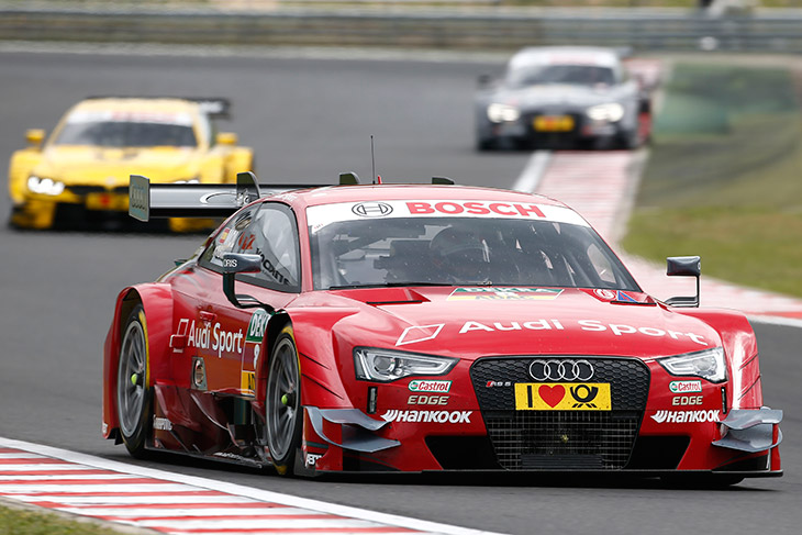 miguel molina shines for audi in hungary