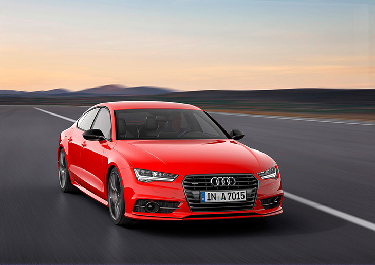 2014 Audi A7 Sportback 3.0 TDI Competition Front Angle