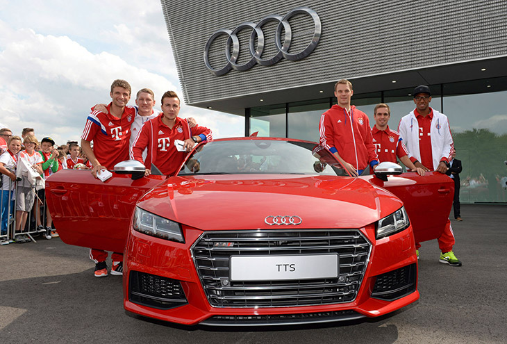 Audi and FC Bayern Munchen Front
