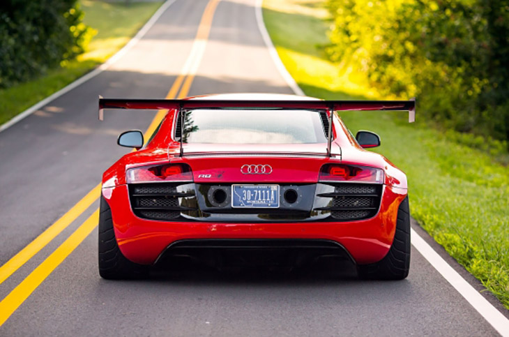 Super Street Magazine and the Topspeed Motorsports Audi R8 Rear