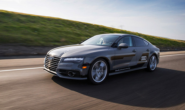 2015 Audi A7 Piloted Driving Concept Front Angle