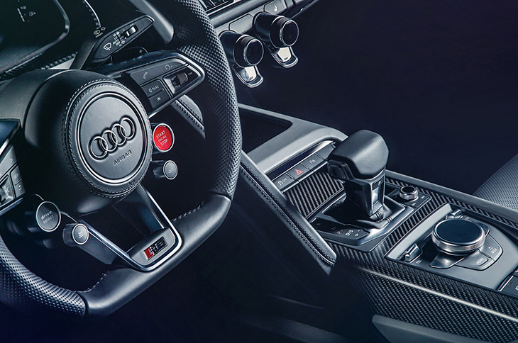 New R8 under starters orders Interior